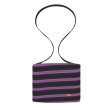 Trendy BAG - zip taška - černá / fialová