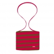 Trendy BAG - zip taška - červená / khaki zelená