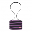 MiniBAG - zip taška - černá / fialová