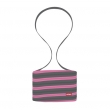 MiniBAG - zip taška - šedá / růžová