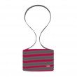 MiniBAG - zip taška - šedá / červená